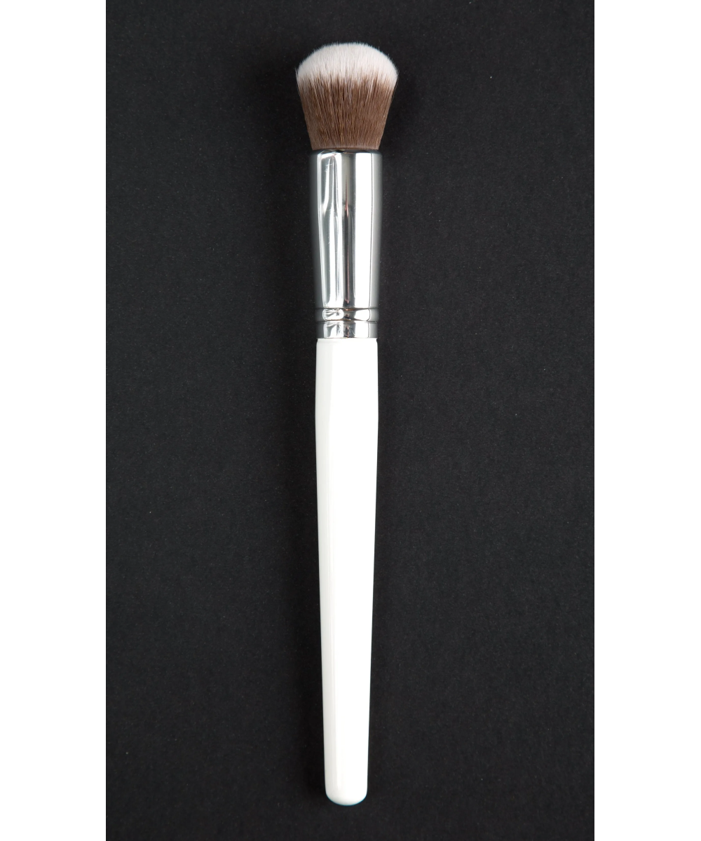 1037 - Brocha Maquillaje Redonda Sintética